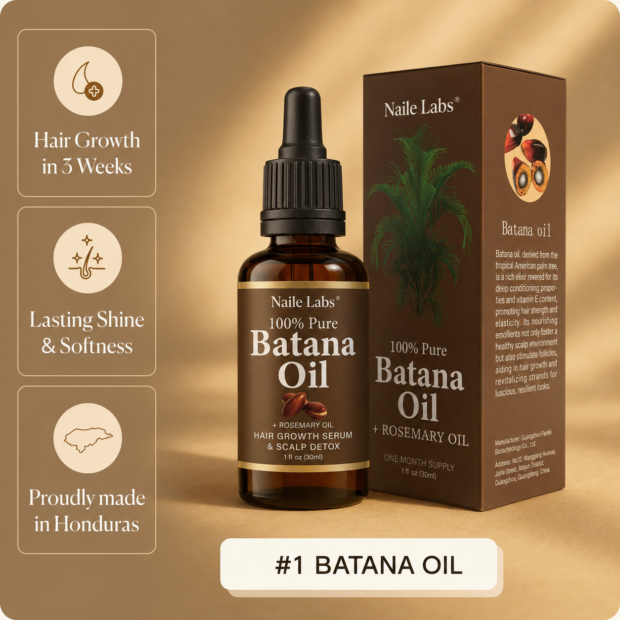 Batana + Rosemary Hair Oil