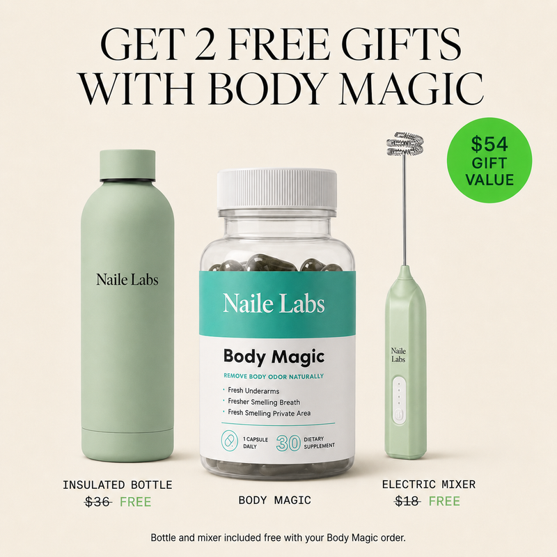 Naile Labs Internal Deodorant Capsules